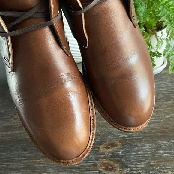 Allen Edmonds Chandler Weatherproof Chukka Boots Shoes Mens 10.5D Wide Tan Brown - Picture 6 of 15